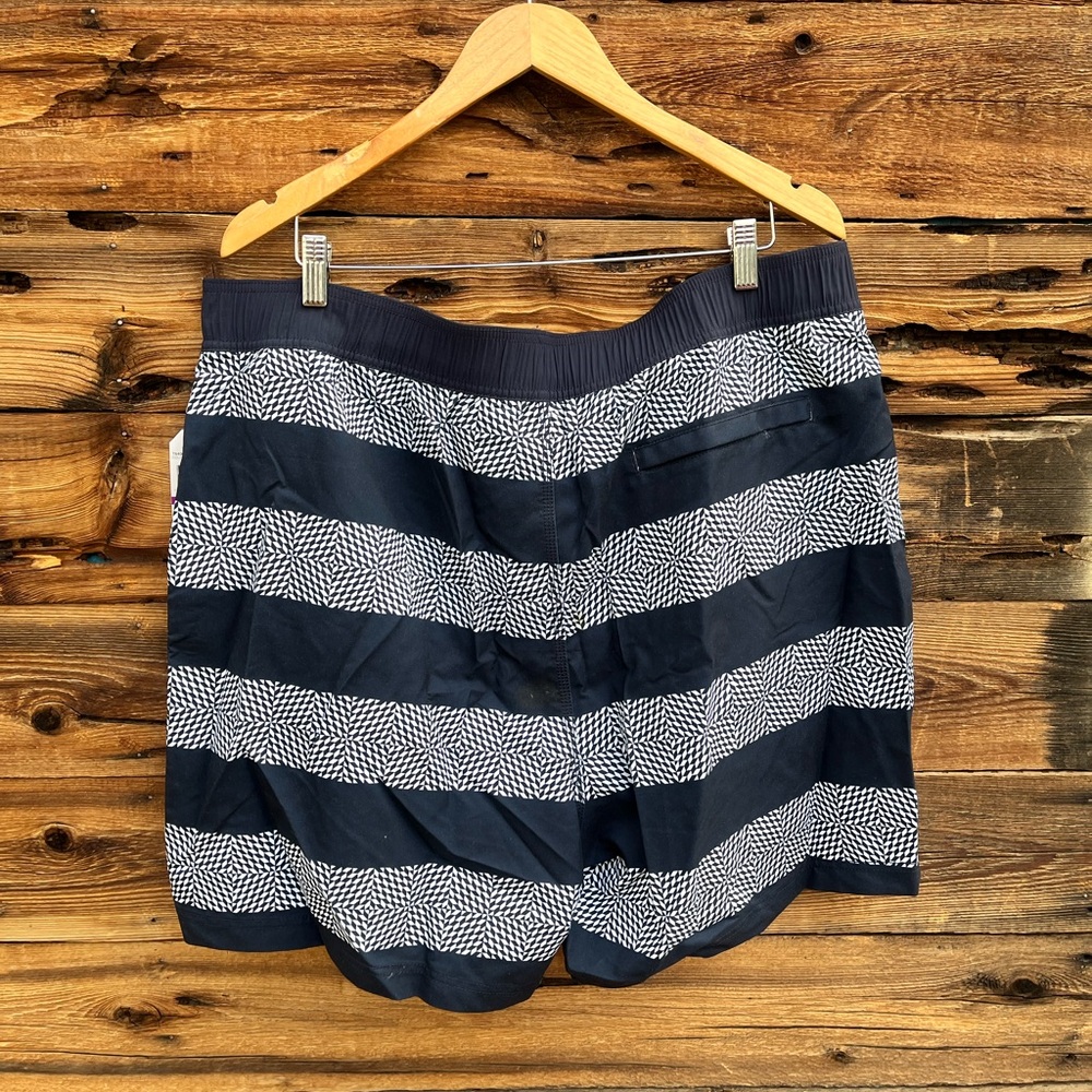 NAUTICA | NWT Navy Stripe Swim Trunks XXL - Picture 5 of 5